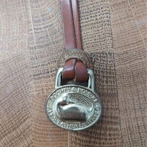Dooney & Bourke bag charm fob tag EUC